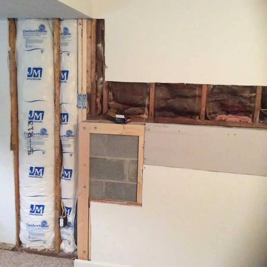 Wall insulation replacement during Odor Removal & Deodorization in Zimmerman